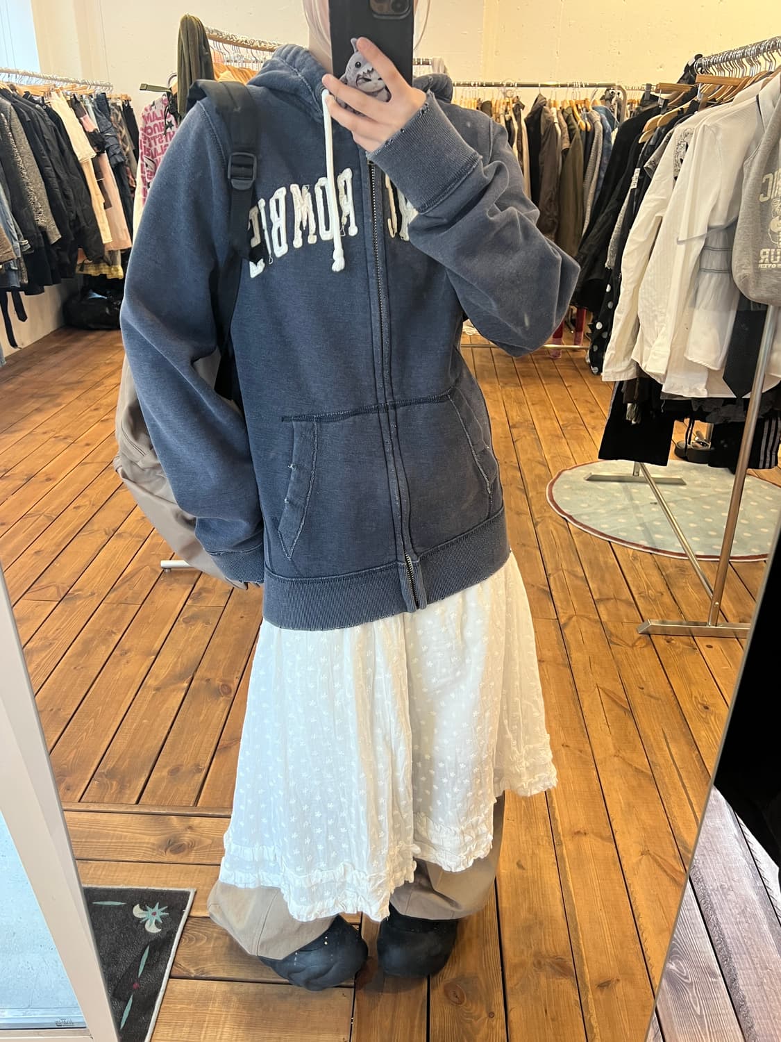 아베크롬비 네이비 후드집업 상품이미지2