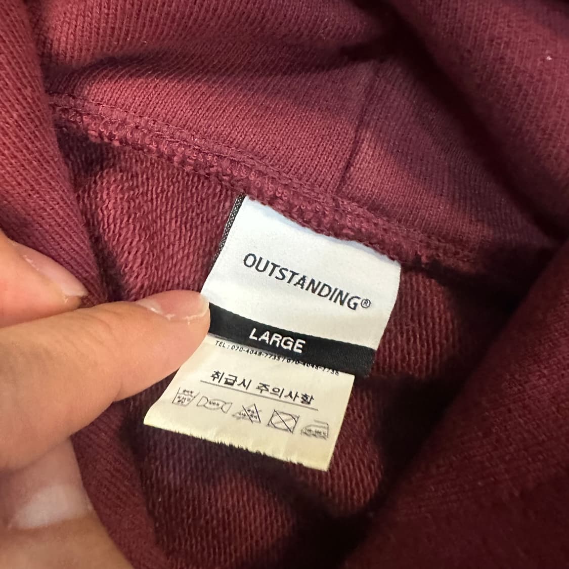아웃스탠딩 후드티 상품이미지4