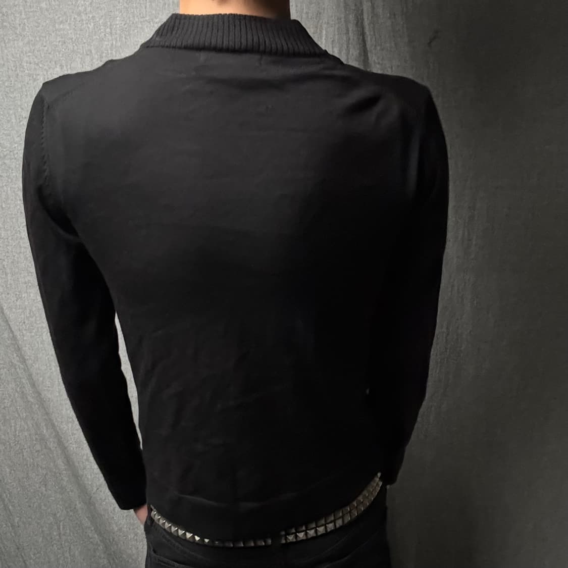 우영미 니트 집업 자켓 상품이미지6