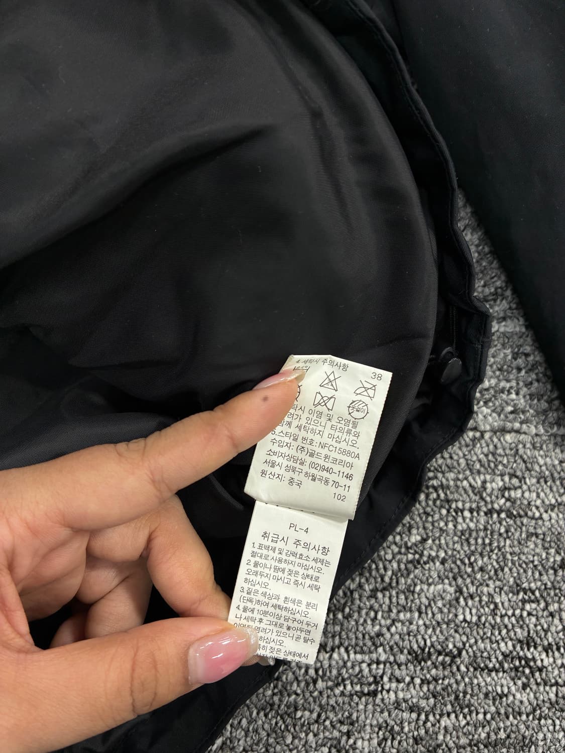 노스페이스 블랙 하이벤트 바람막이 XS 상품이미지4