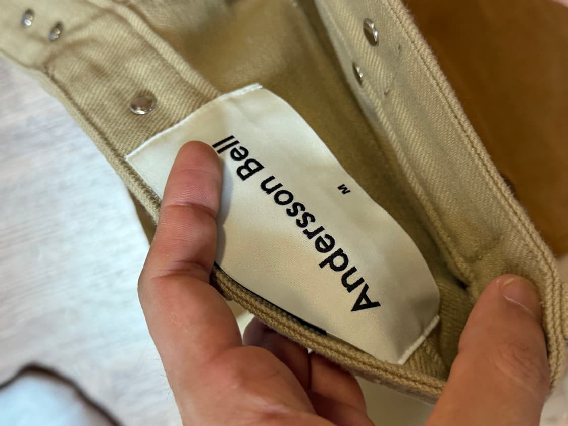 앤더슨벨 스웨이드 카펜터 팬츠 M 상품이미지4