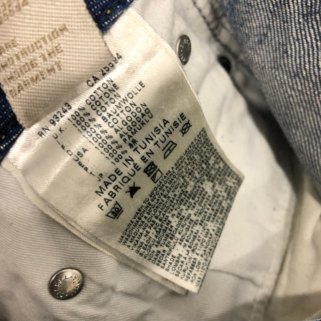 디젤 Zathan 부츠컷 워싱 데님 팬츠 상품이미지7