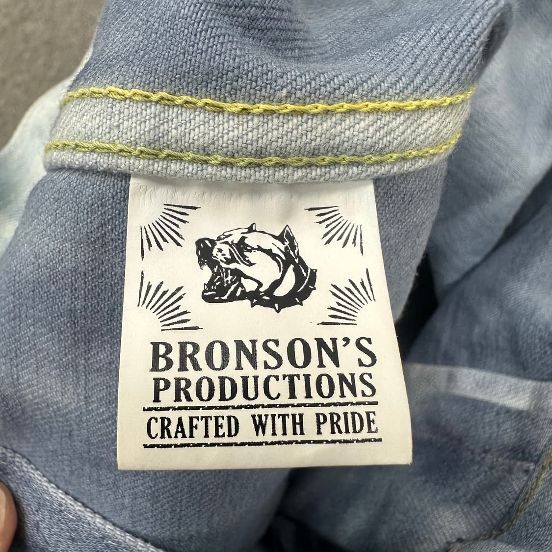 브론슨 1세대 나염 트러커 데님 상품이미지5