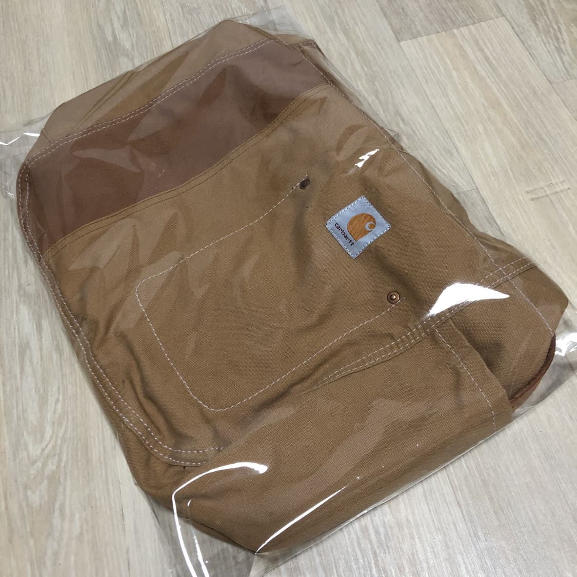 (ONE SIZE) 칼하트 Carhartt 리워크 캔버스 크로스백 카멜 상품이미지9