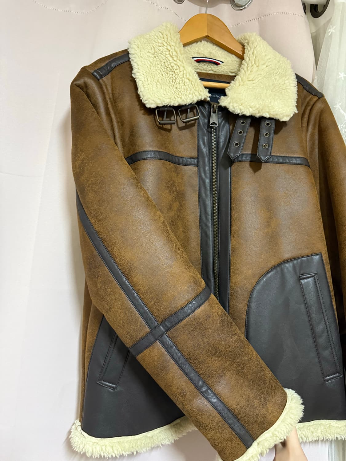 타미힐피거 브라운 무스탕 m 상품이미지2