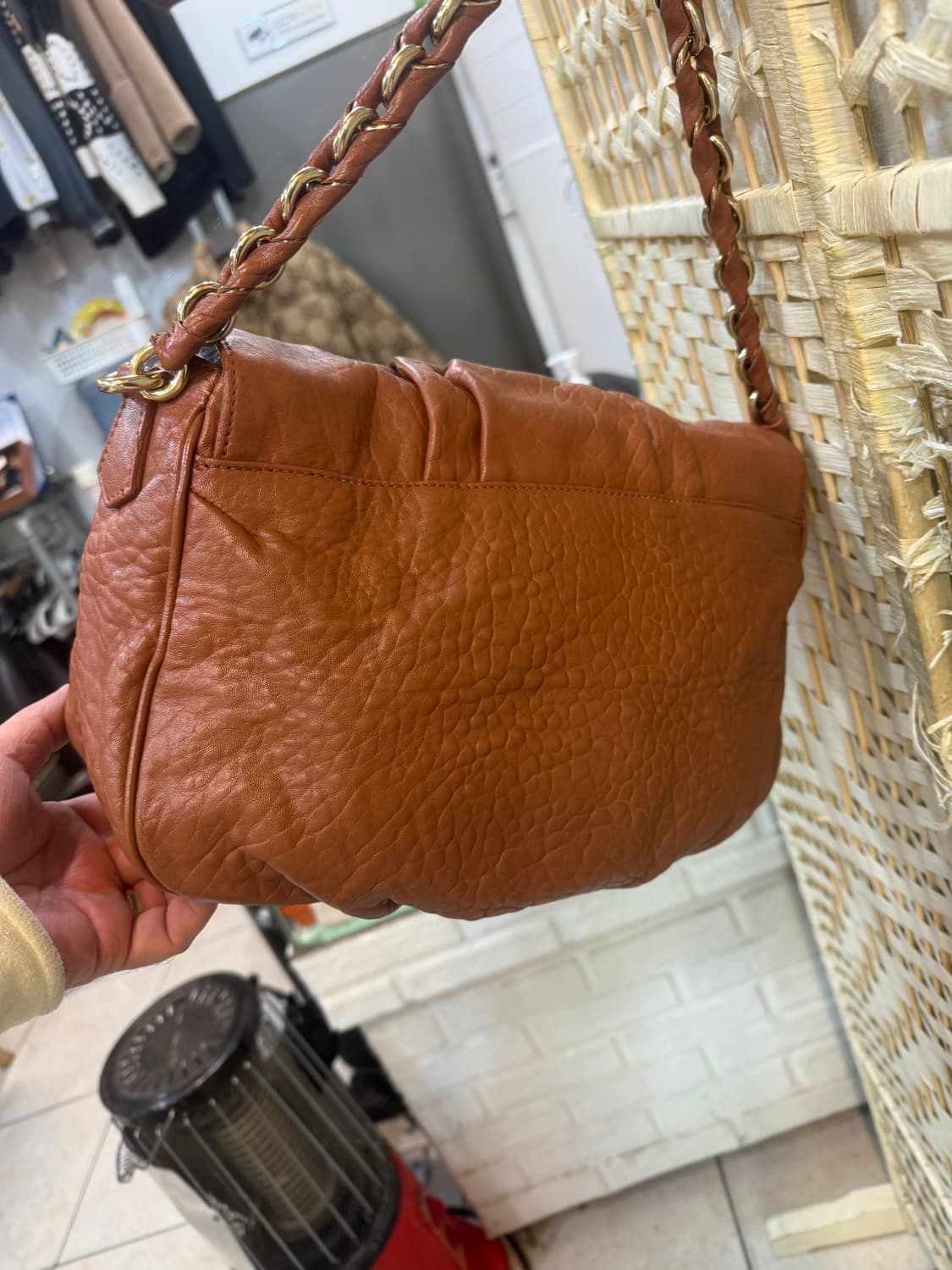 정품 펜디 미아 플랩 체인 숄더백 팝니다 상품이미지3