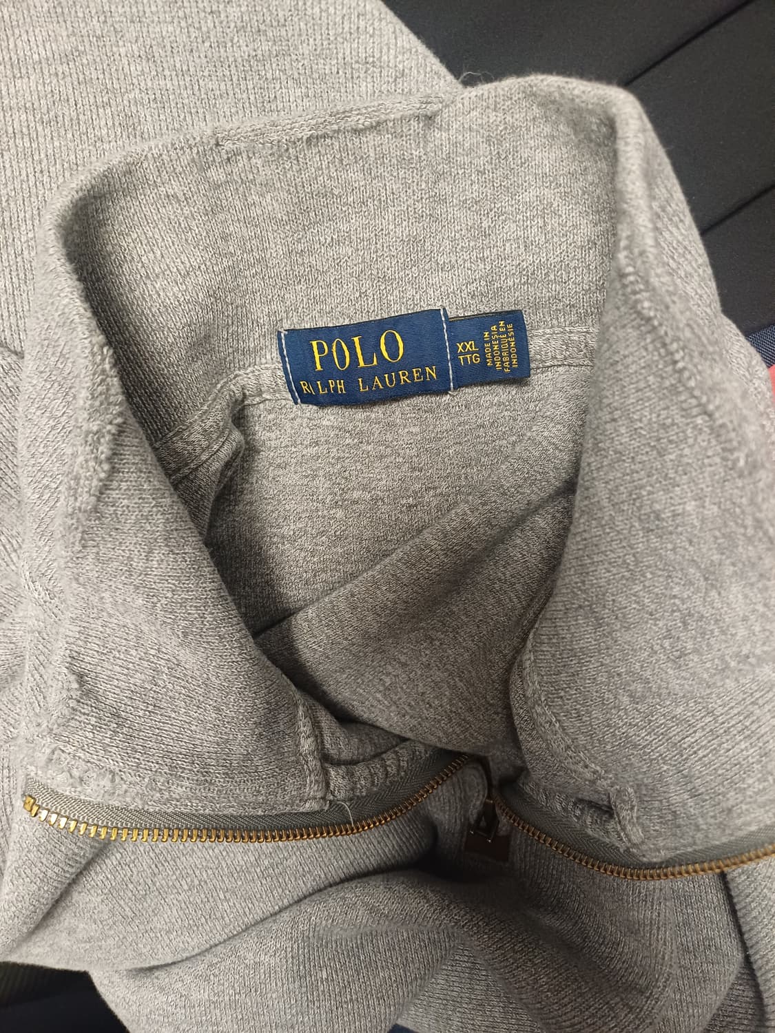 [정품 Polo Ralph Lauren] 그레이 하프집업 XXL 상품이미지7