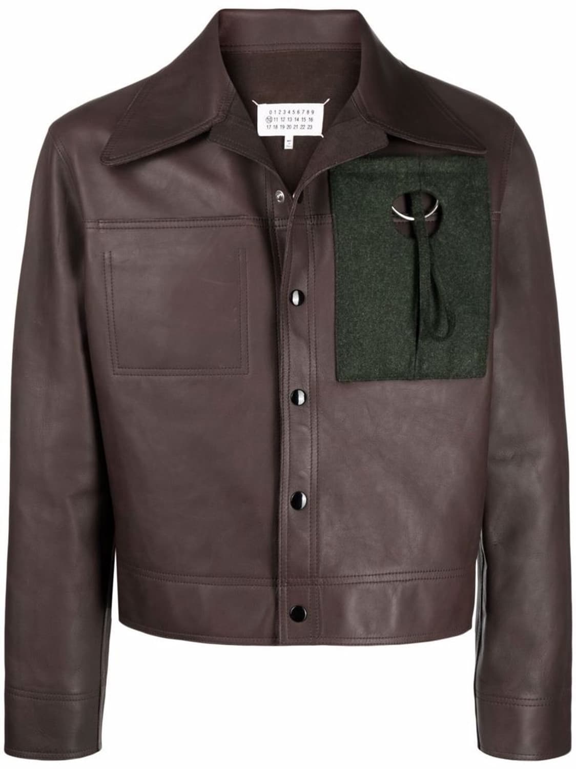 [50] 메종 마르지엘라 리버시블 카프스킨 스웨이드 레더 가죽 크롭 자켓 상품이미지8