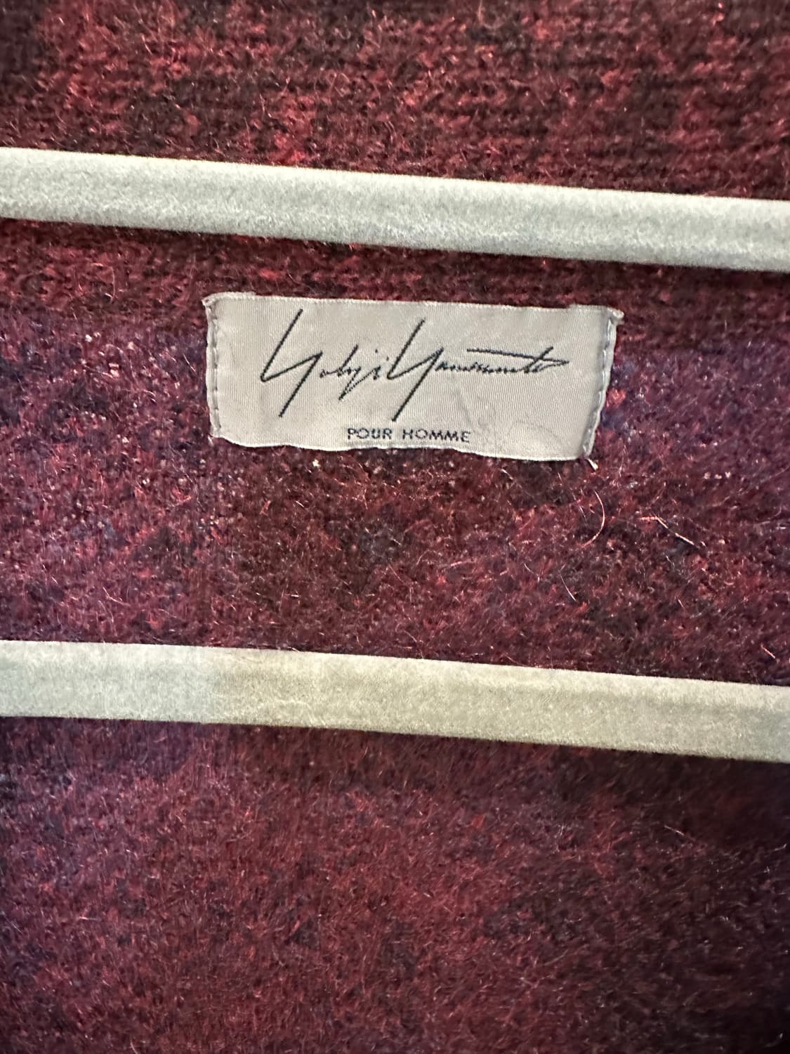 요지야마모토 뿌르옴므 마블 가디건 상품이미지2