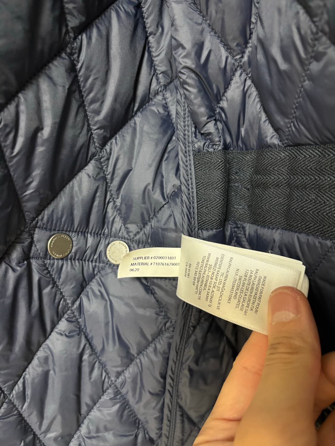 폴로 퀄팅자켓팝니다 상품이미지6