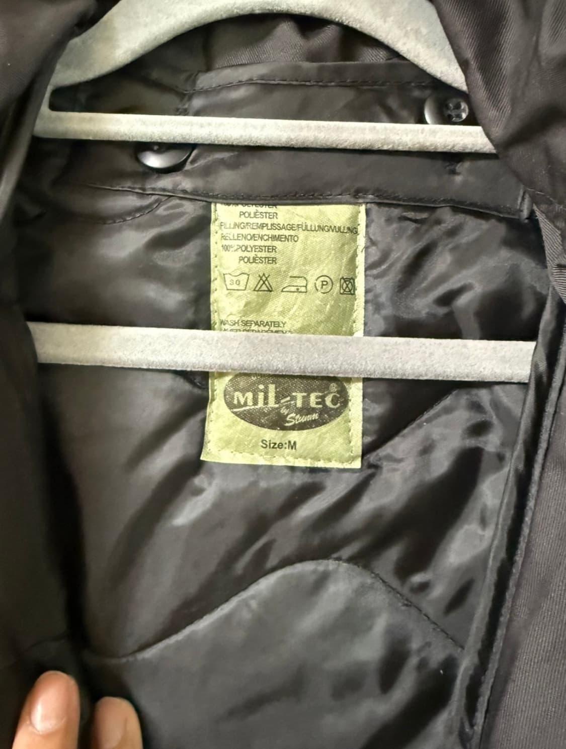 (M) 밀텍 M65필드자켓 블랙 상품이미지4