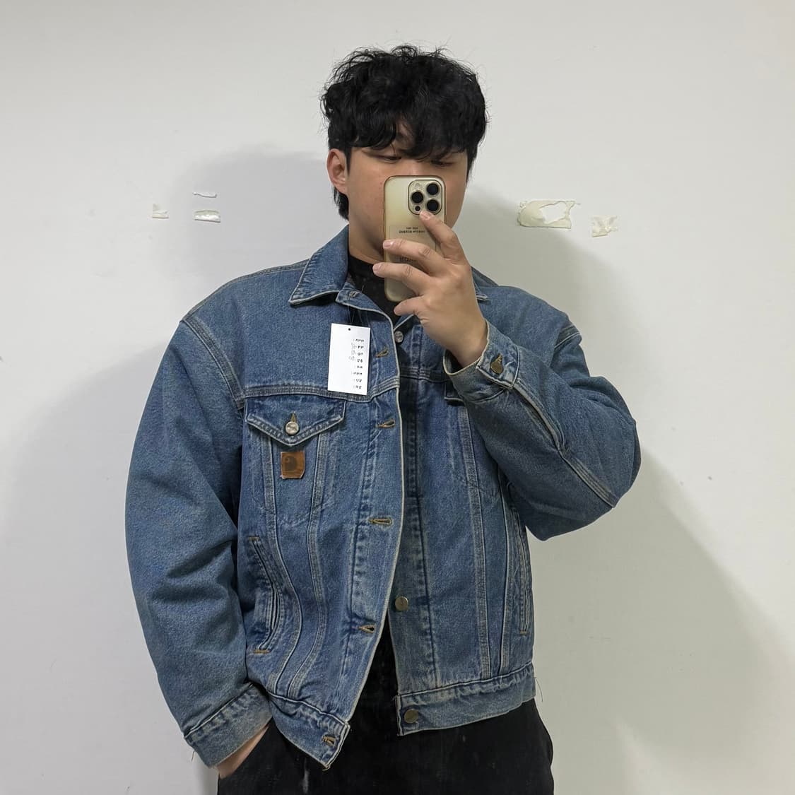 칼하트 블랭킷 라이닝 데님 자켓  상품이미지4