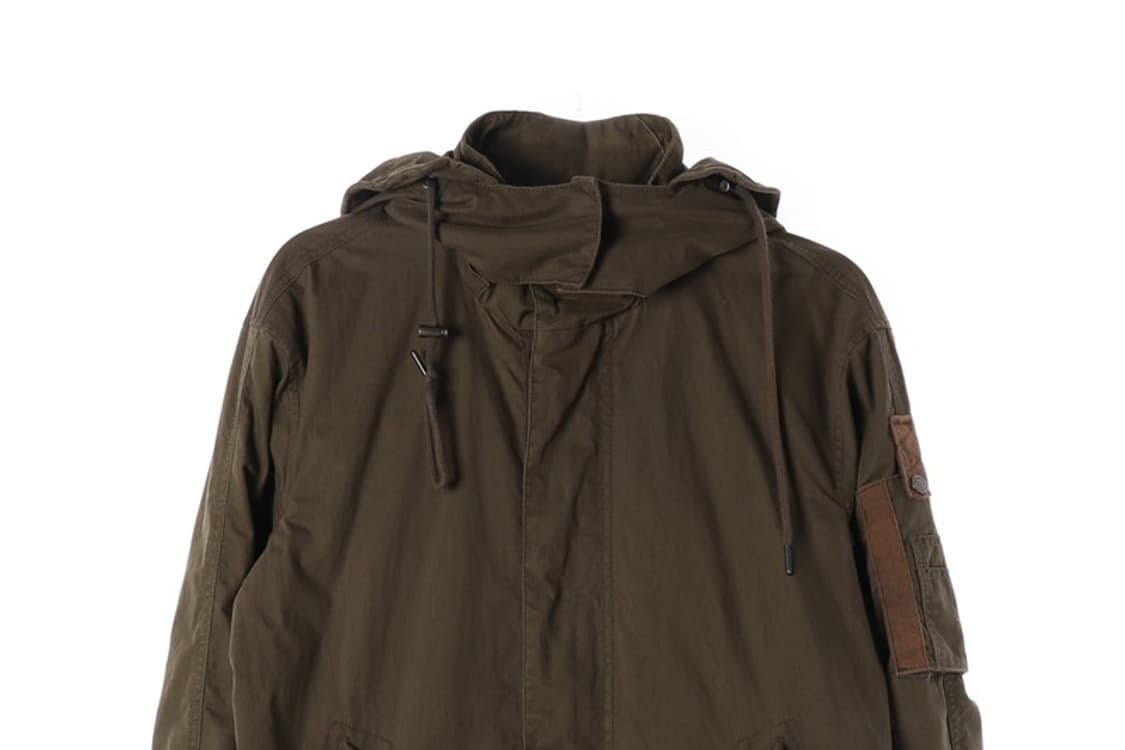 버커루 빈티지 밀리터리 롱 야상 점퍼 M 상품이미지4