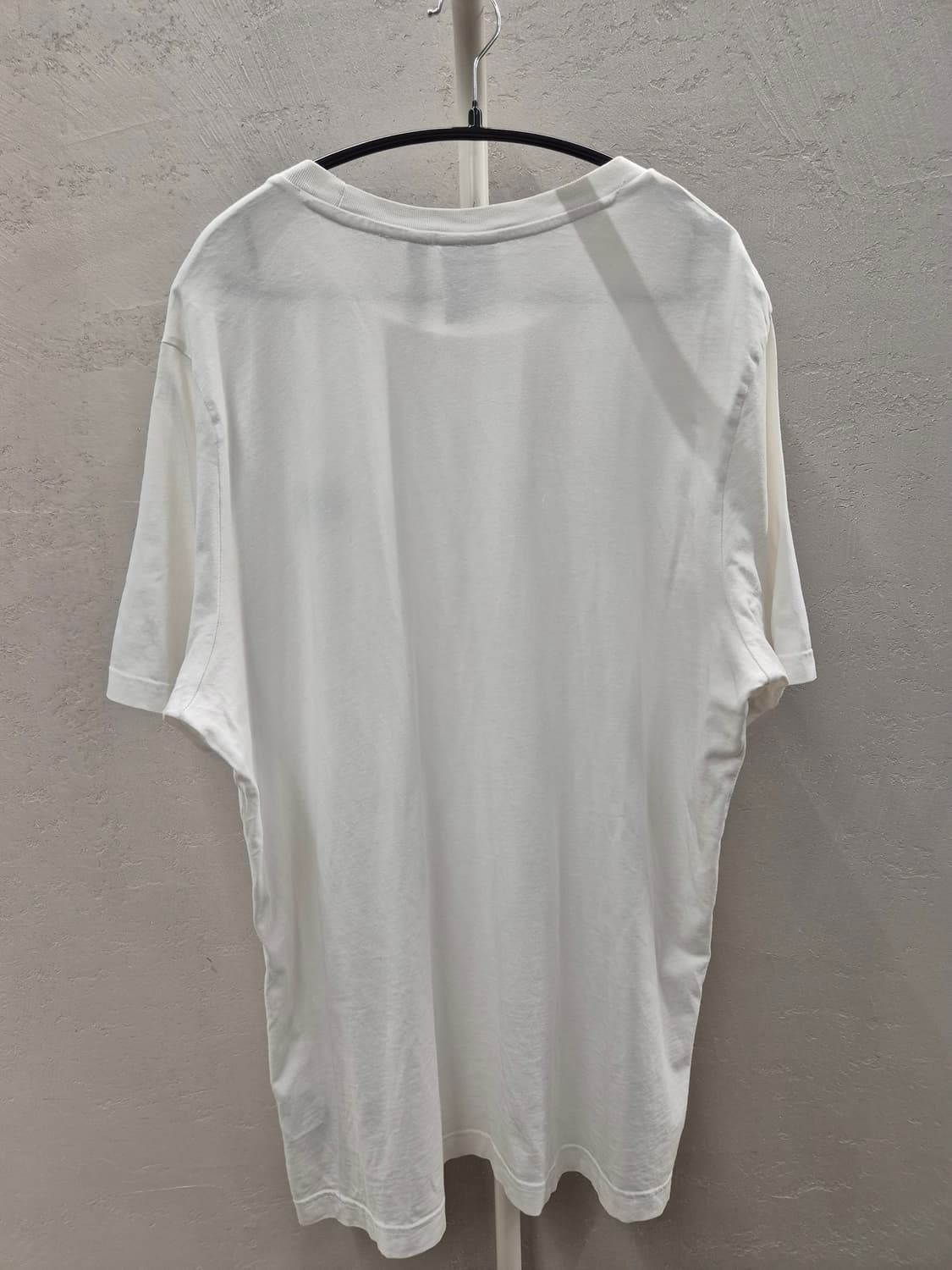 아디다스 반팔티 흰색 삼선 로고 XL 상품이미지3