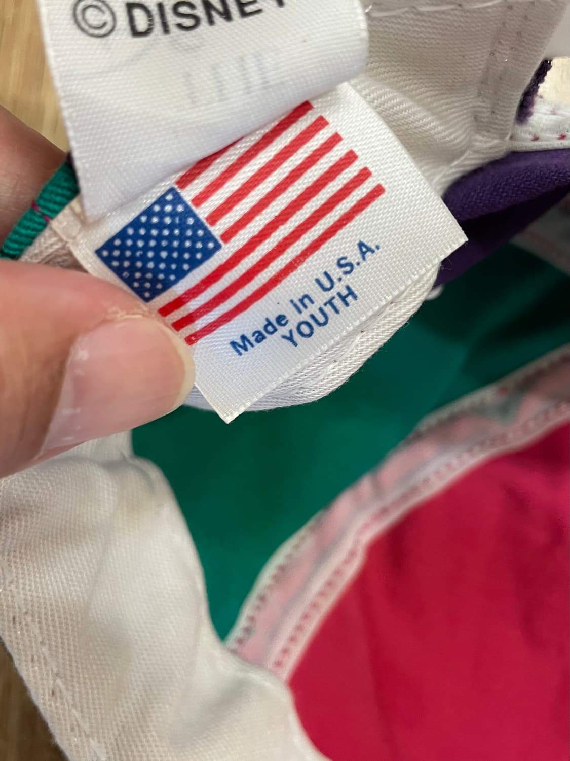 국내 유일 90s Made USA 디즈니 미녀와야수 빈티지 볼캡 모자 상품이미지8
