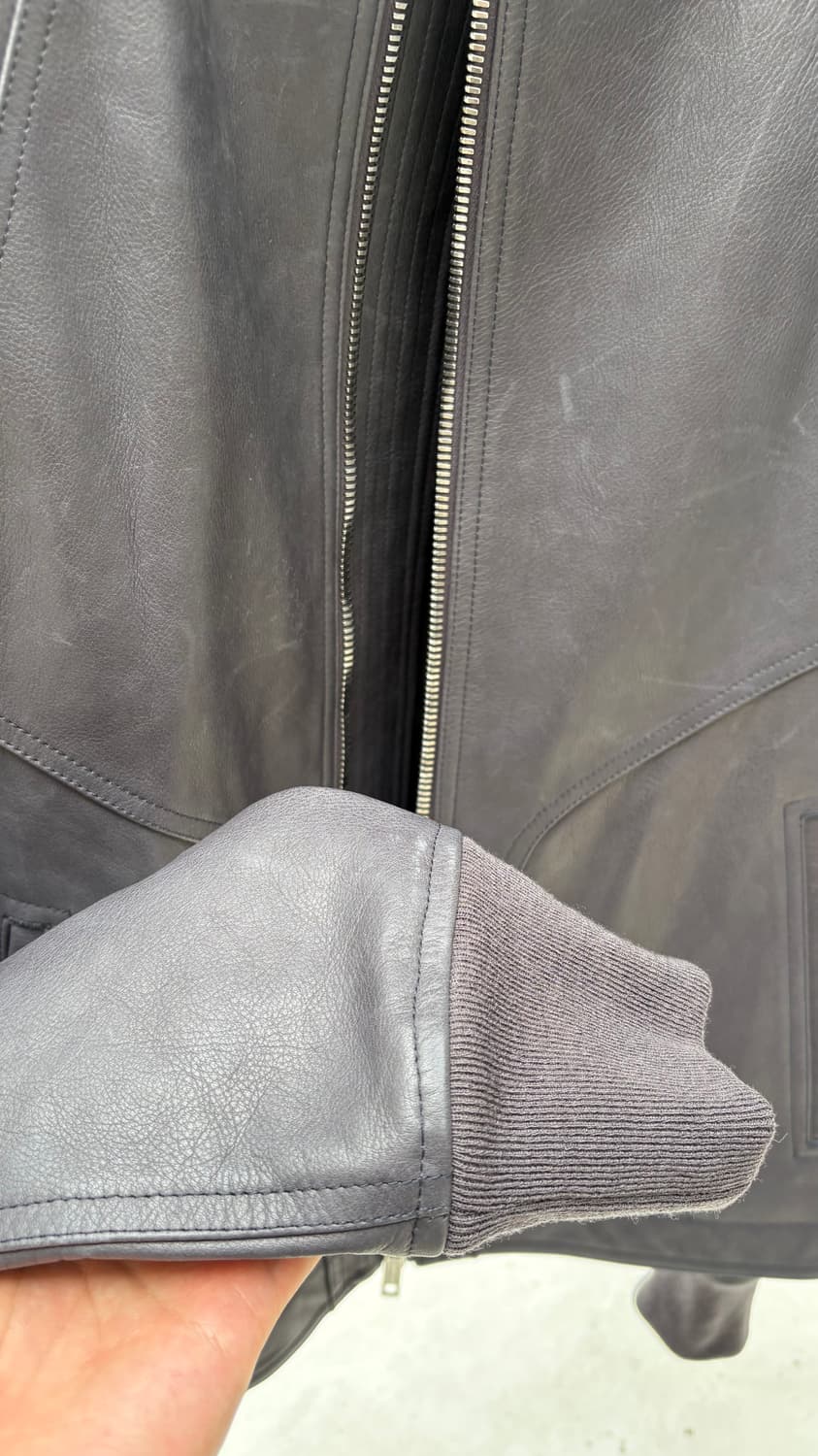 19SS 릭오웬스 인타르시아 레더 자켓 52 사이즈 상품이미지7