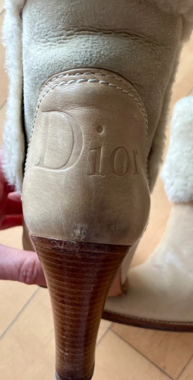디올 Dior 퍼 트리밍 앵클 부츠 상품이미지3