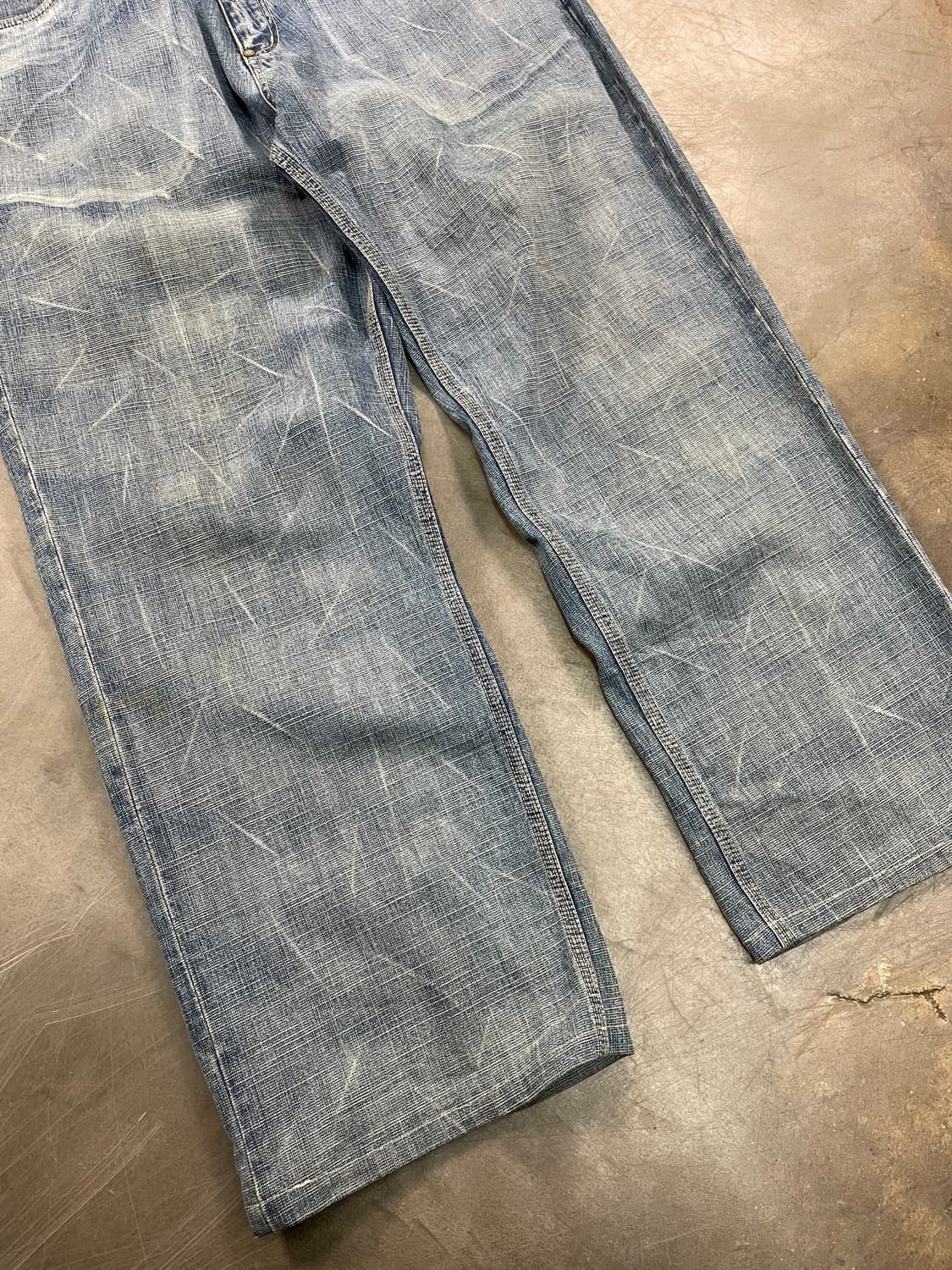 팻팜 와이드 데님 팬츠 상품이미지4