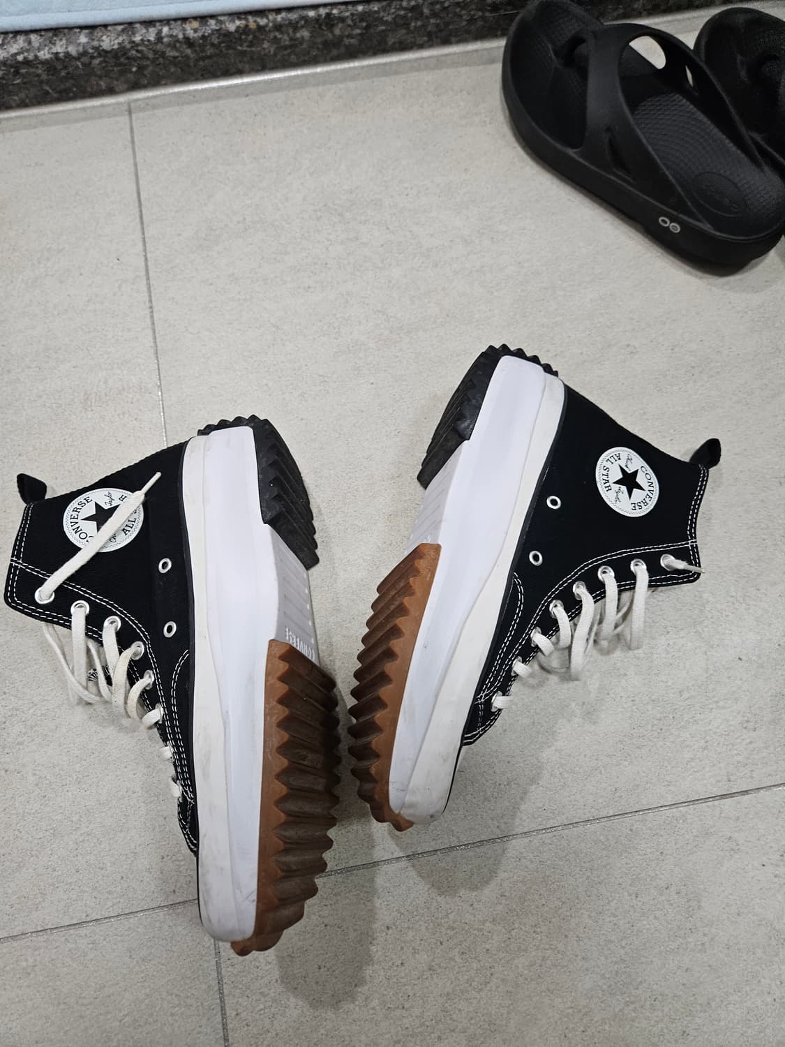 컨버스 런스타 하이크 하이 블랙 275mm 상품이미지3