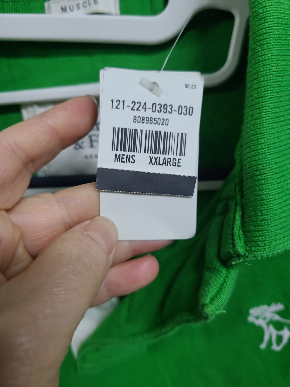 새상품 아베크롬비 카라 반팔티 xxl 상품이미지2