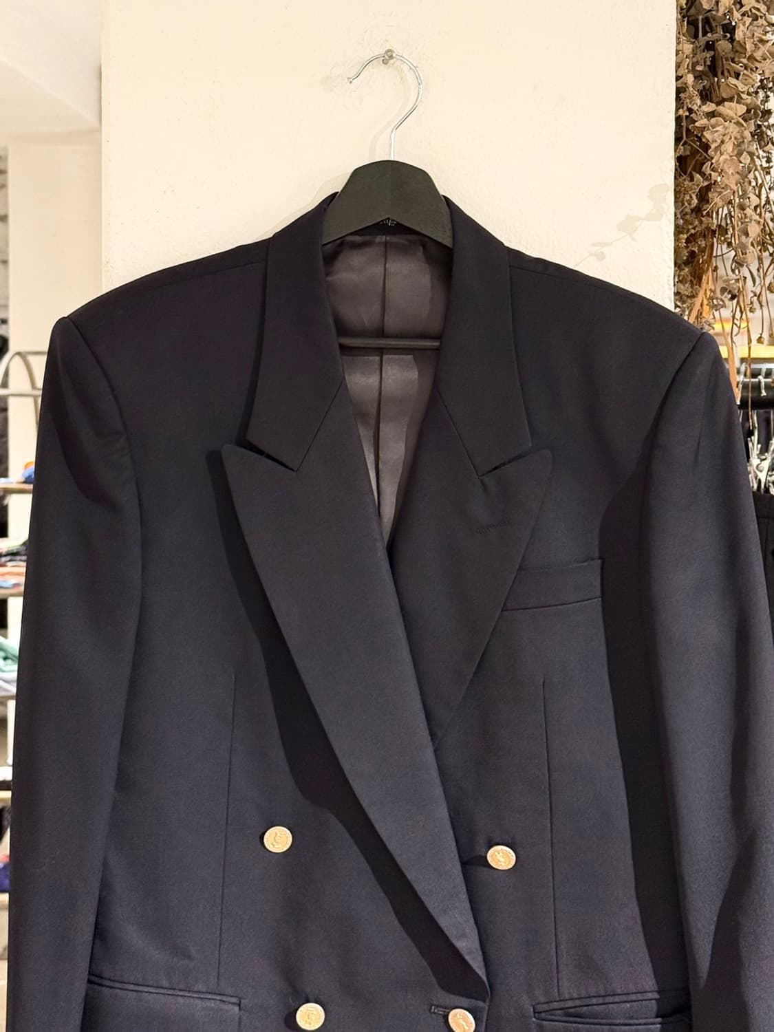 이브생로랑 네이비 더블 브레스티드 블레이저 상품이미지4