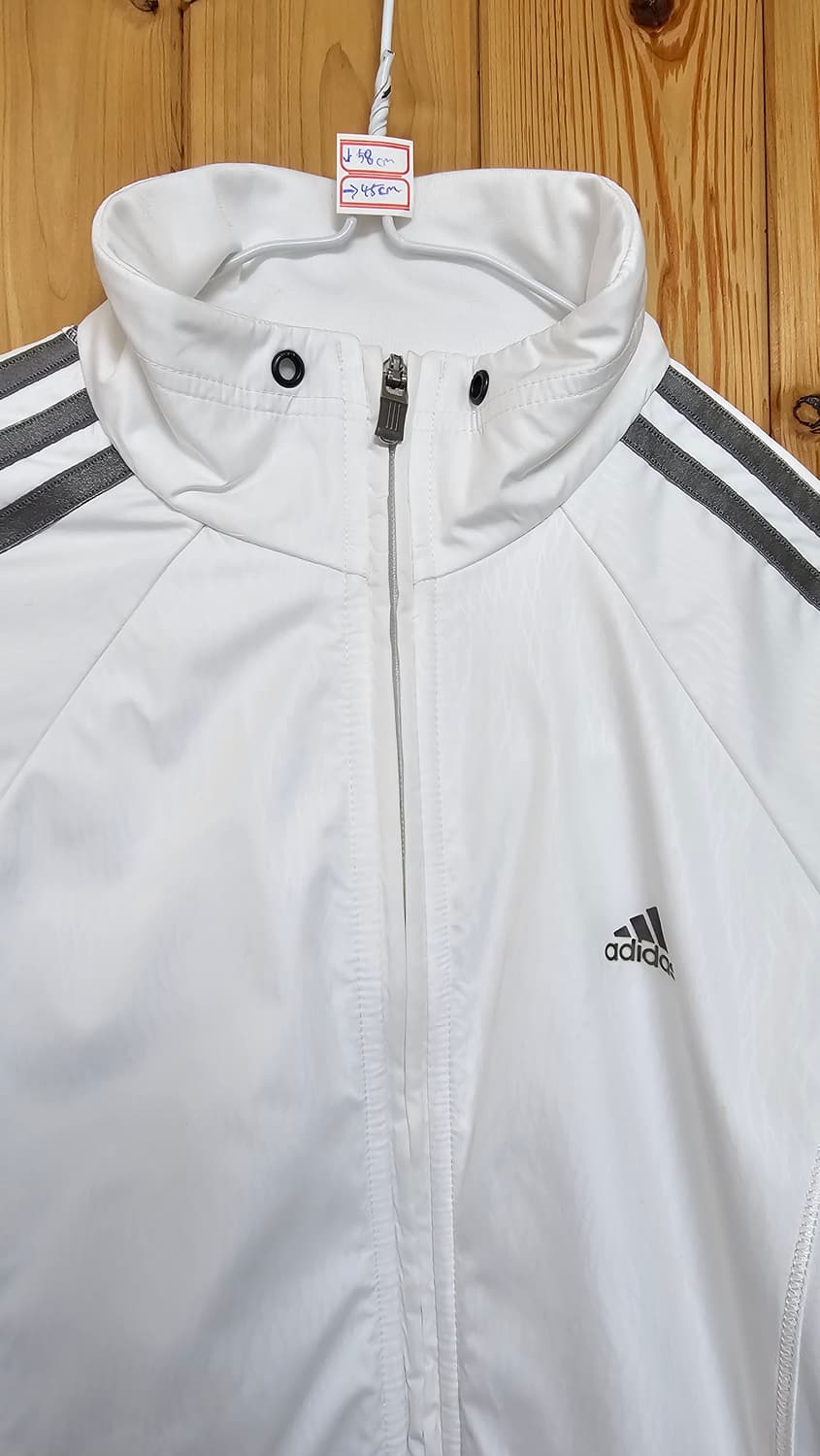 대대장 빈티지 아디다스 독일 축구 팀 트랙탑 져지 화이트 실버 상품이미지2