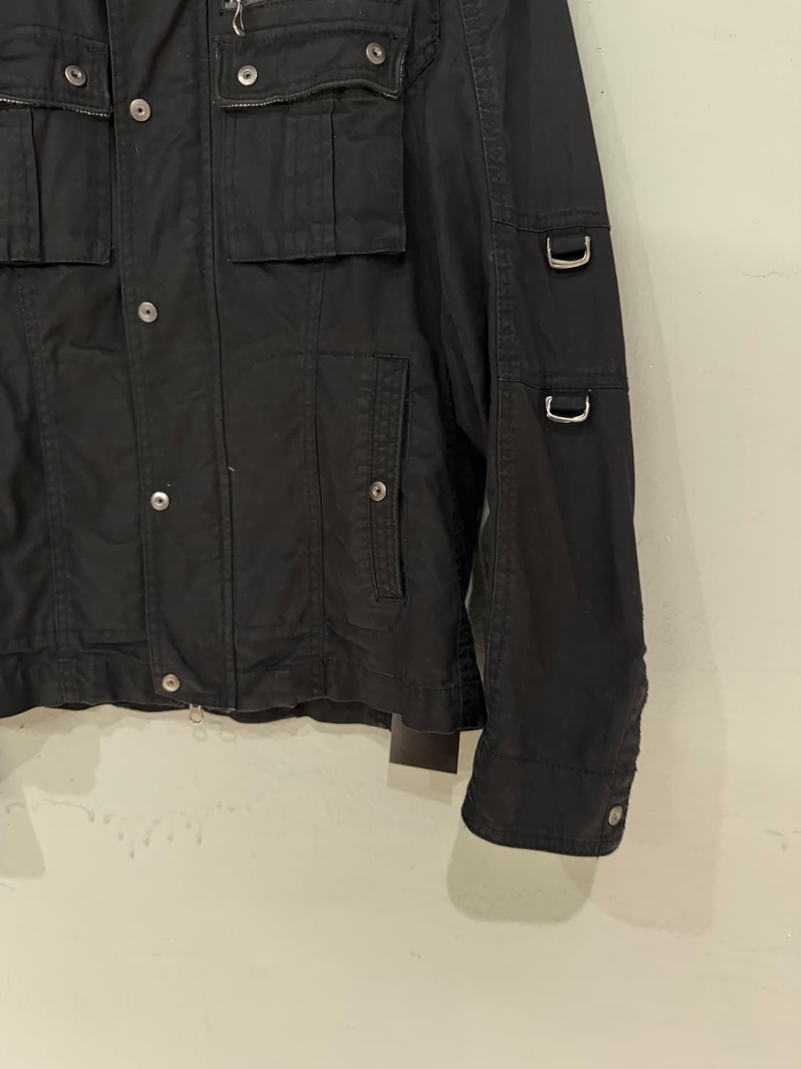 strap detail high-neck 2-way jacket 상품이미지7