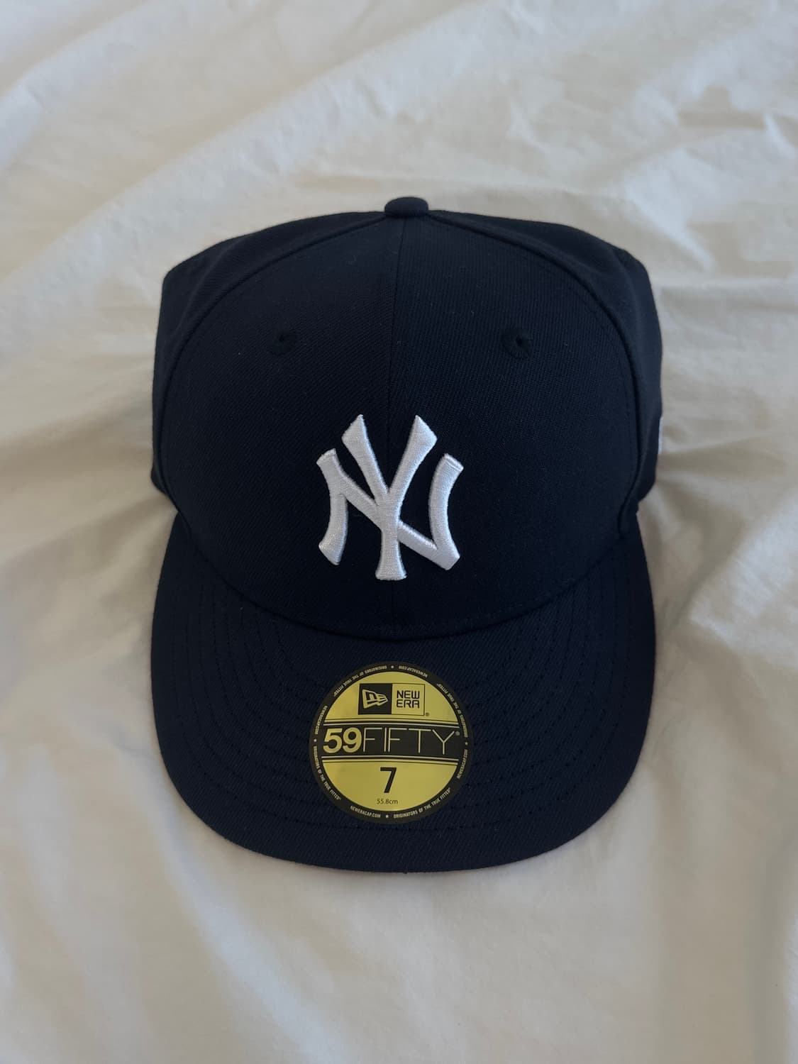 뉴에라 59피프티 mlb 어센틱 뉴욕 양키스 게임 네이비 7사이즈 상품이미지1