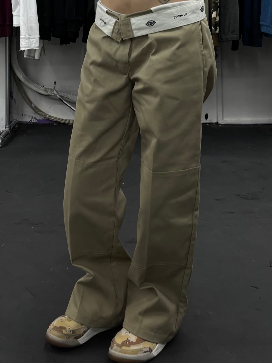 디키즈 베이지 더블니 팬츠 상품이미지2