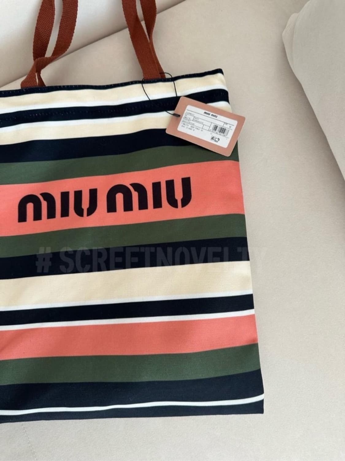 미우미우 뷰티 에코백 기프트백 핑크 상품이미지5