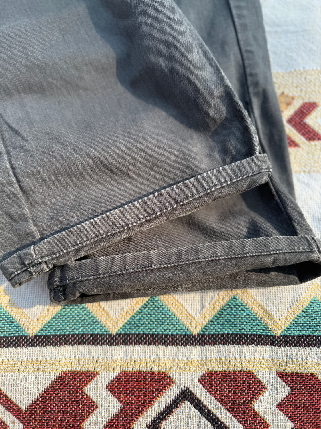 리바이스 505 흑청 38/34 화이트탭 상품이미지8