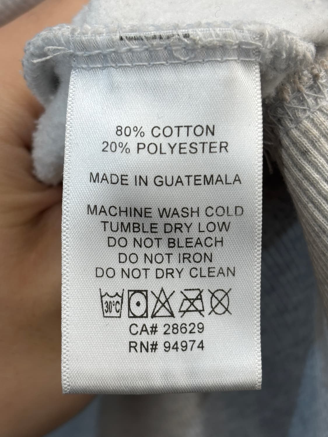 스투시 8볼 후드티 S 회색 상품이미지7