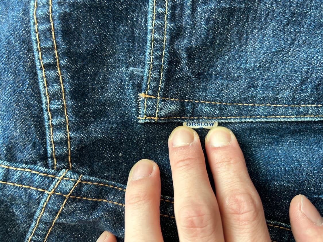 orSlow 오어슬로우 Lot 105 데님 원워시 1사이즈 상품이미지8