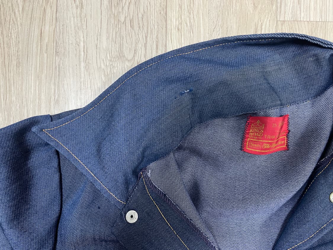 95~100) 70's 시어스 킹스로드 3rd 데님자켓 상품이미지8