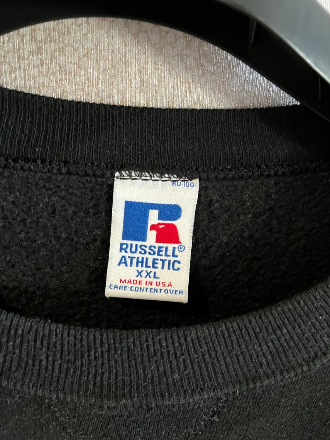 [XXL] 90s 러셀 스웻 블랙  상품이미지2