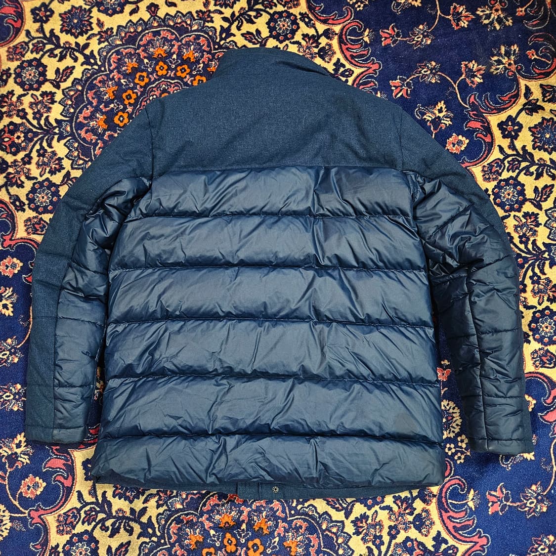 노스페이스 패브릭 블럭 구스다운 패딩 점퍼 XL size 상품이미지2