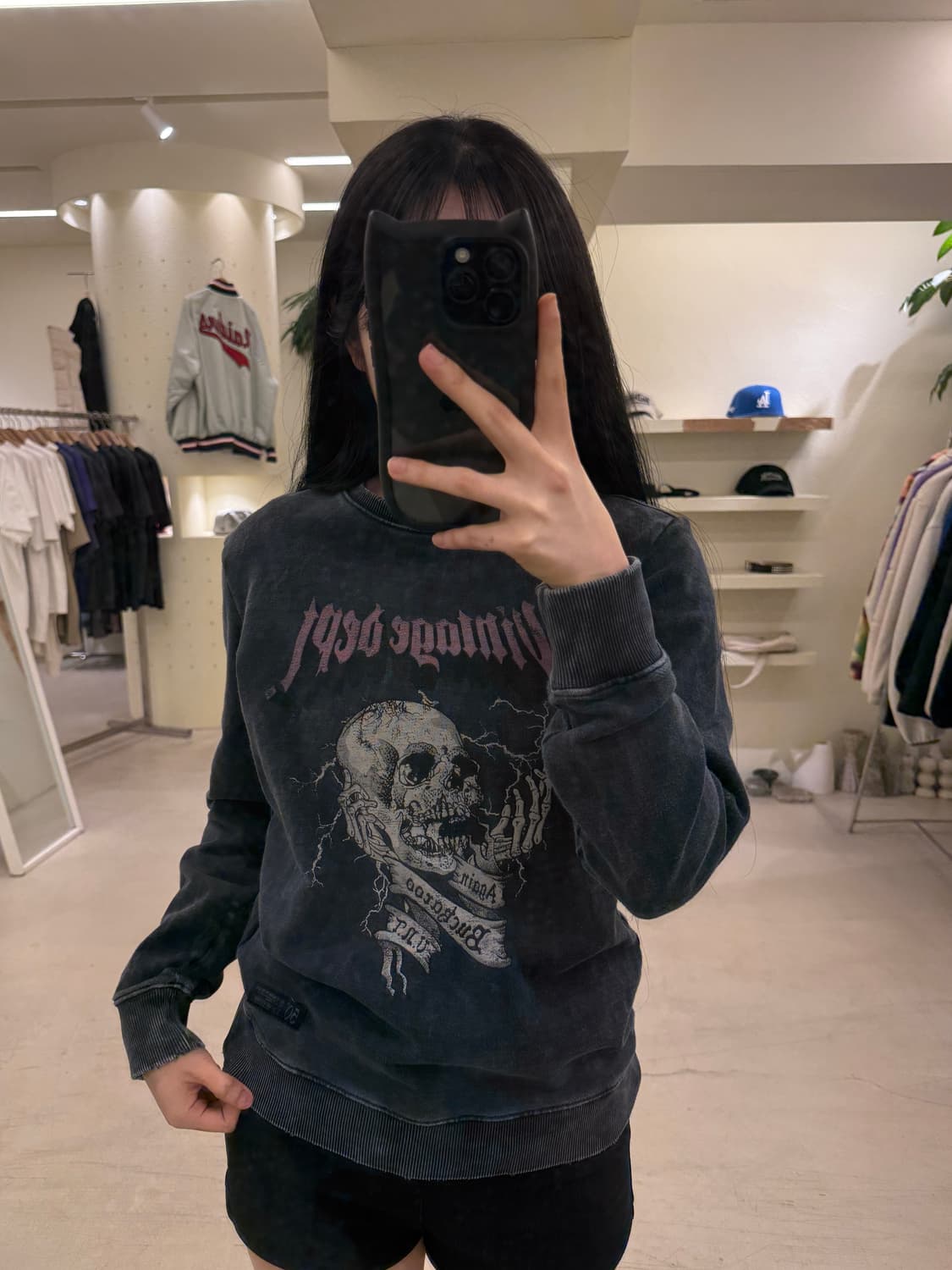 버커루 y2k 빈티지 디테일 맨투맨 U3 상품이미지1