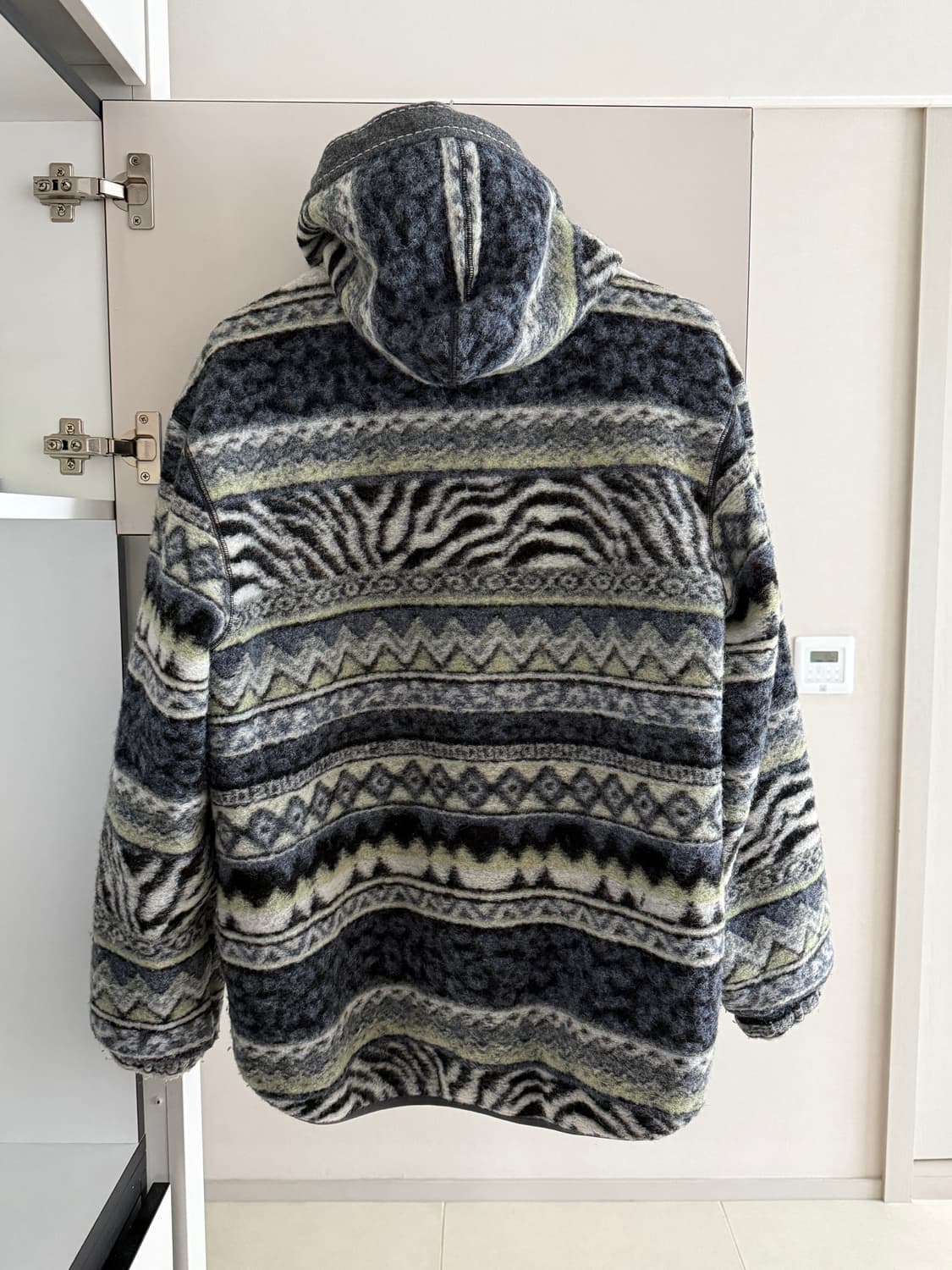 커스텀멜로우 에스닉 부클 후드 집업 상품이미지3