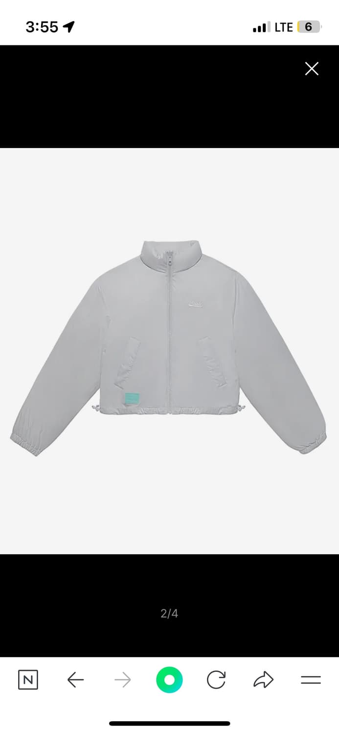 인스턴트펑크 리버시블 구스 다운 핑크 그레이 패딩 상품이미지2