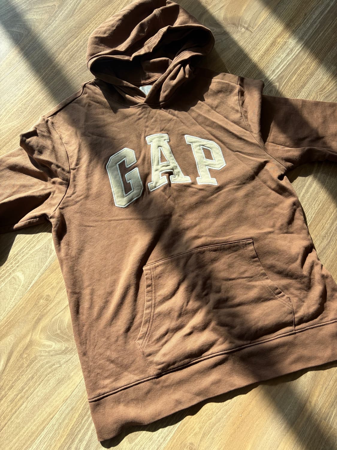 갭 gap 브라운 후드티 상품이미지2