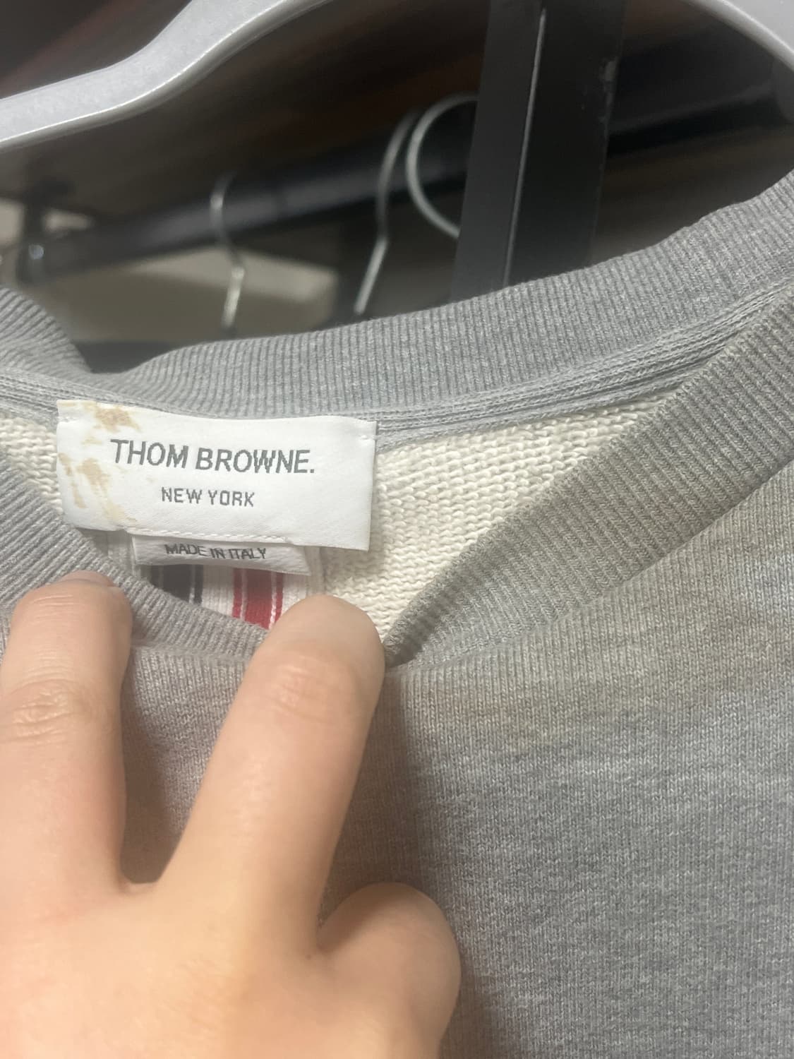 톰브라운 맨투맨 3사이즈 상품이미지5