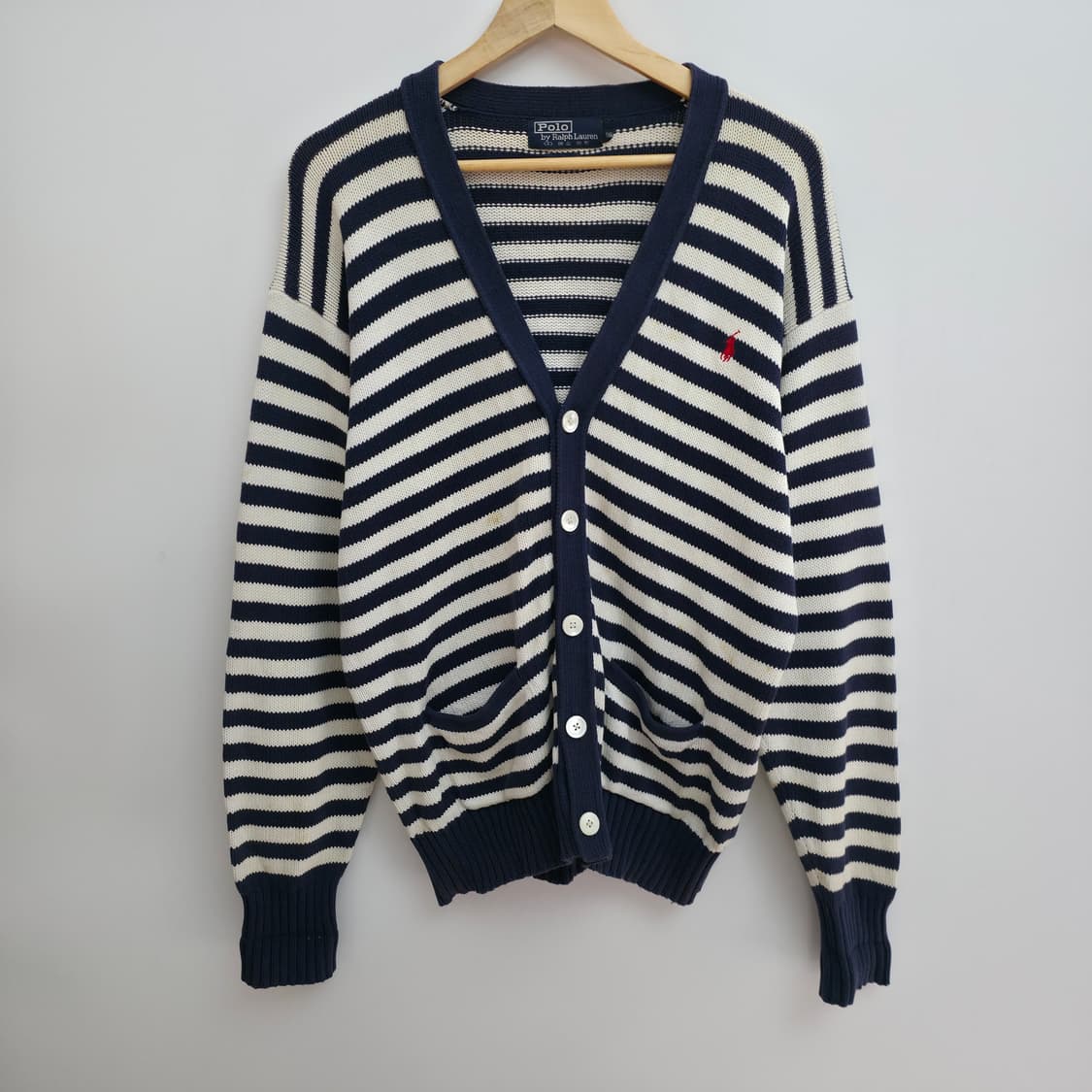 [M] 폴로 랄프로렌 스트라이프 니트 가디건 상품이미지1