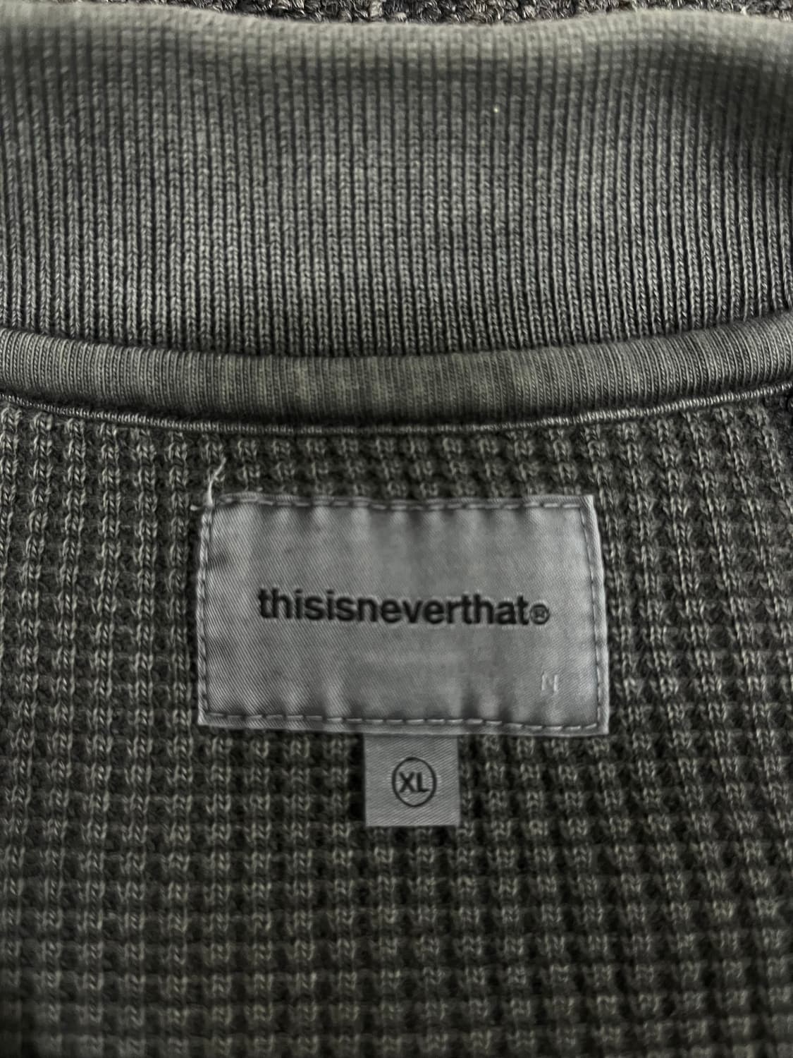 디스이즈네버댓 와플짜임 카라넥 티셔츠 상품이미지7