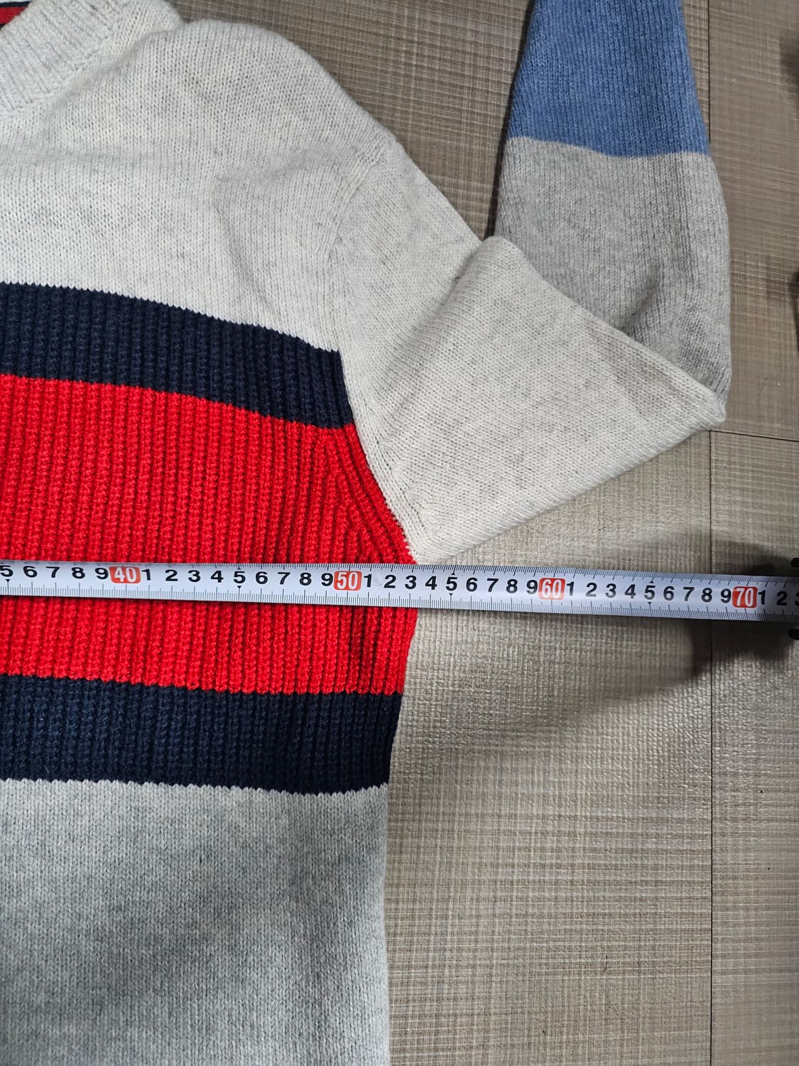 타미힐피거 컬러 블록 니트 스웨터 상품이미지3