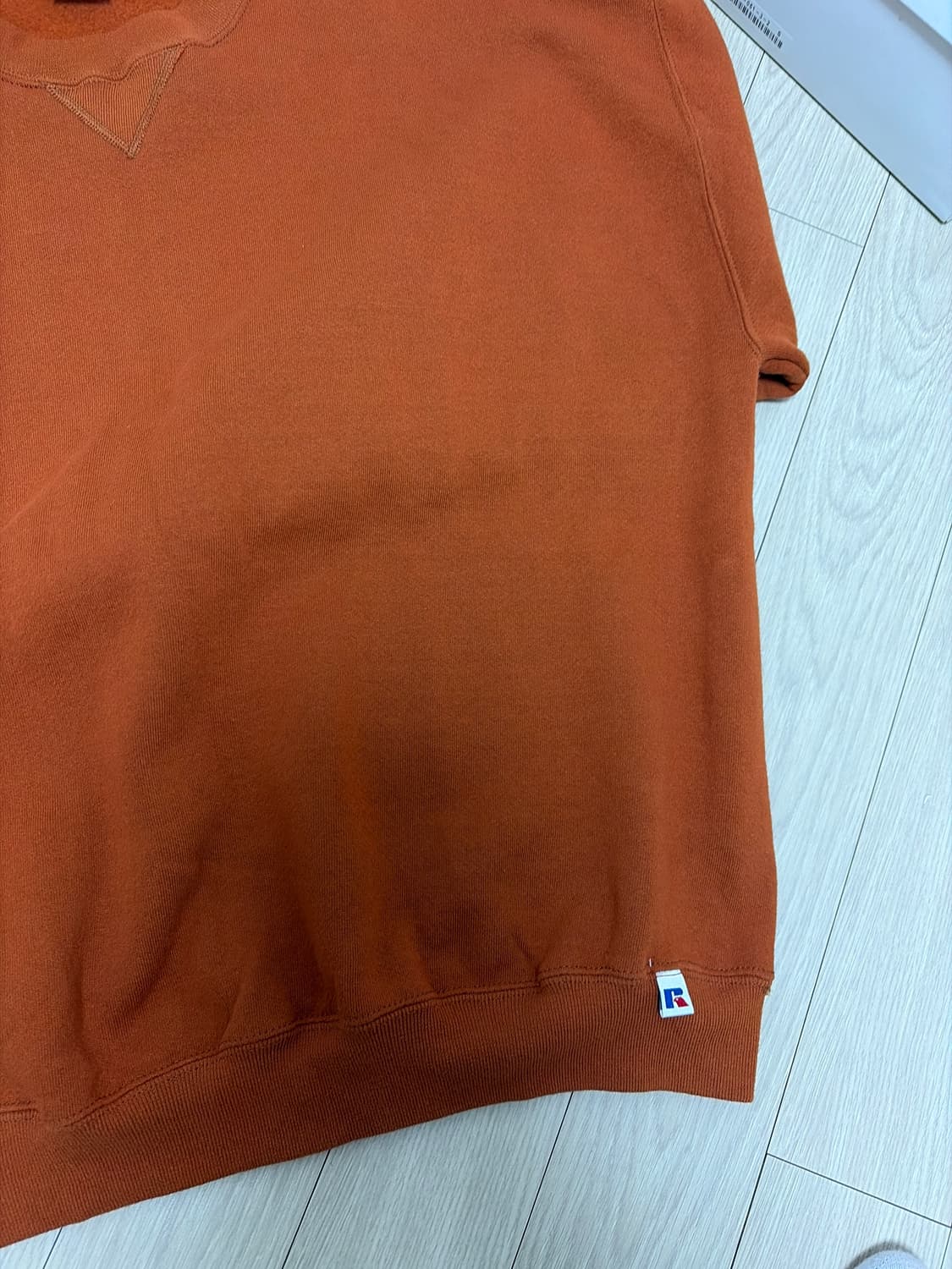 90s 러셀 애슬레틱 빈티지 스웻 오렌지 상품이미지5