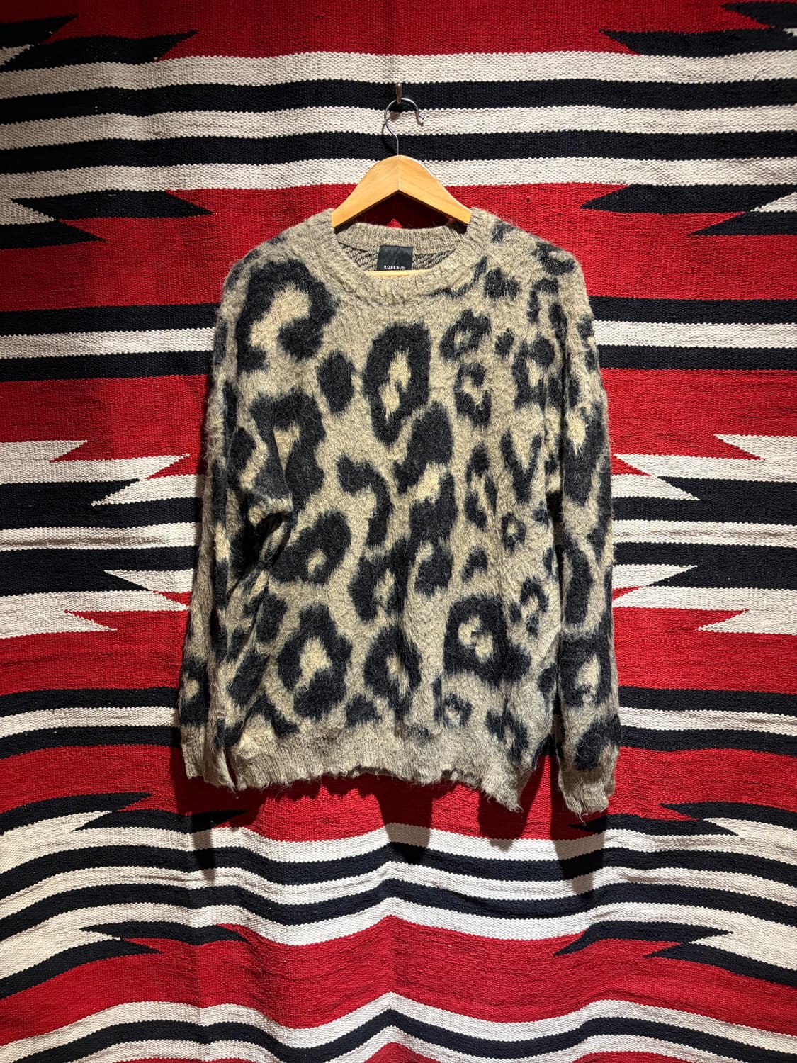Leopard alphaca sweater / 레오파드 알파카 스웨터 상품이미지1