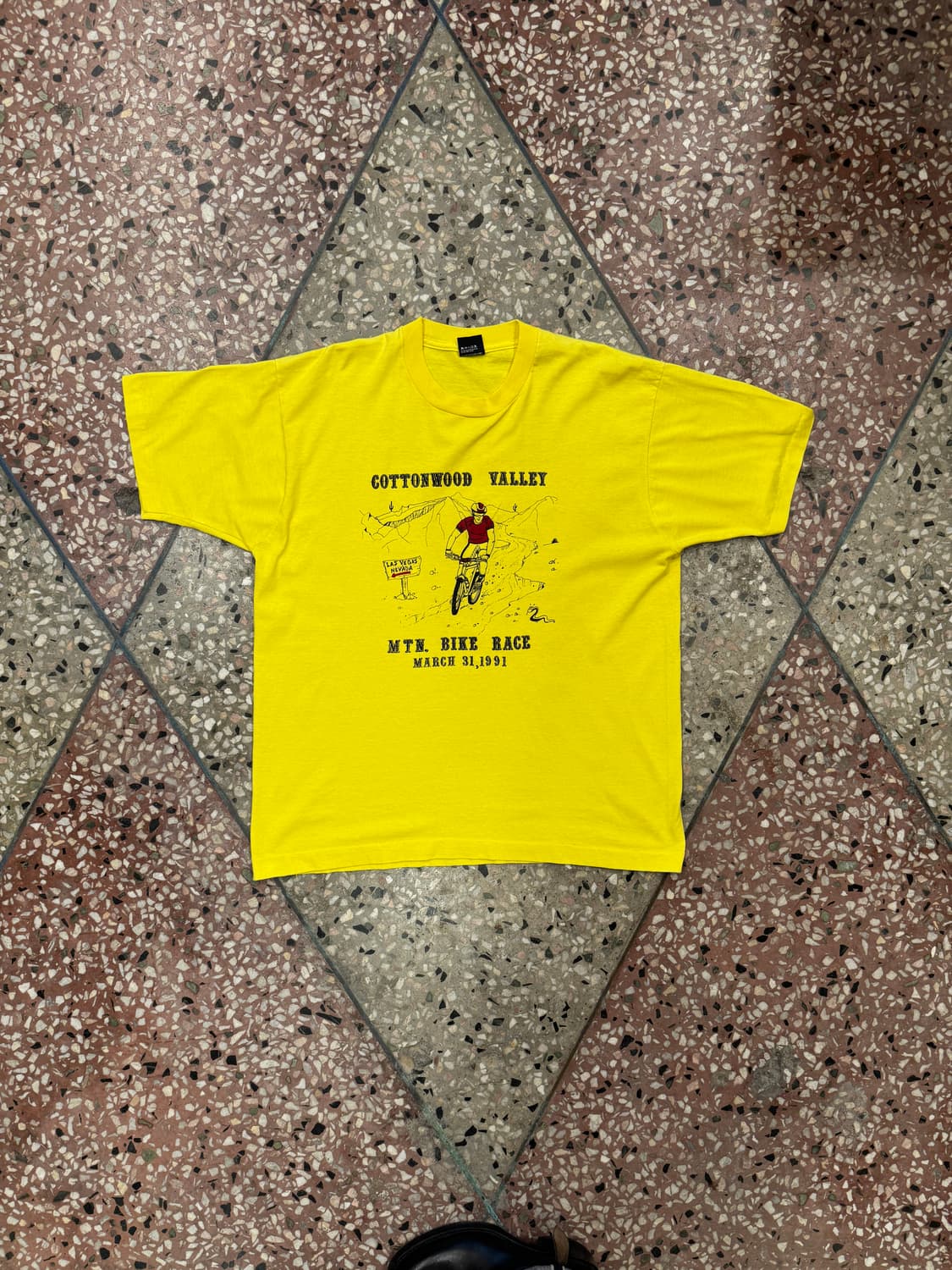 90s 스크린스타 MTN bike race 티셔츠 (XL) 상품이미지1