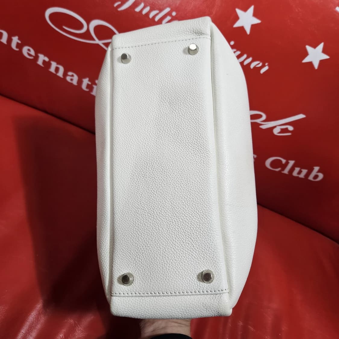 분크(Vunque) 미니 화이트 토트백 상품이미지6