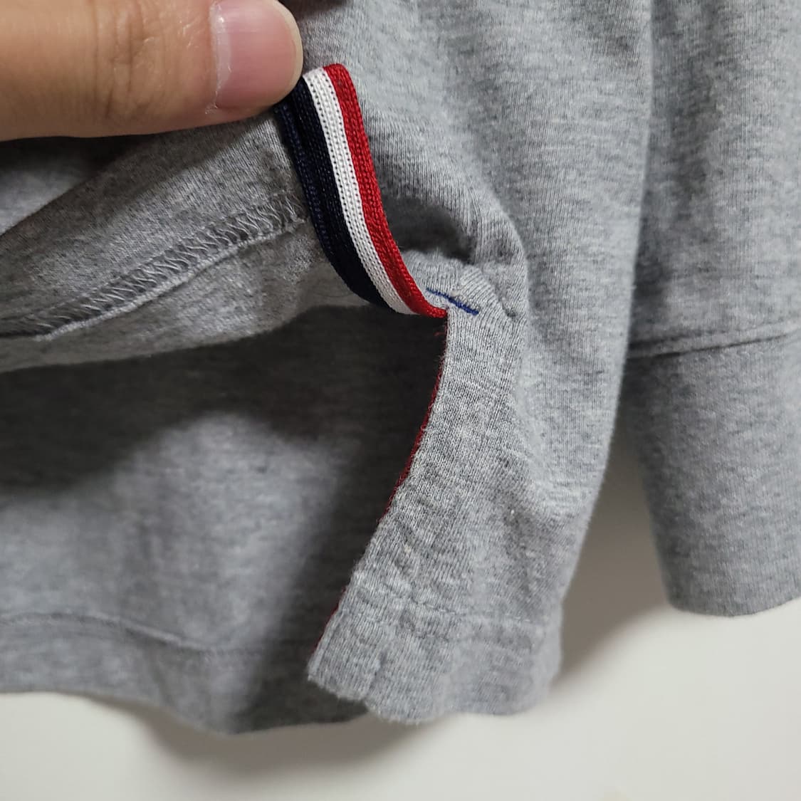 (110) U.S POLO 폴로아센 긴팔 티셔츠 회색 롱슬리브 상품이미지2