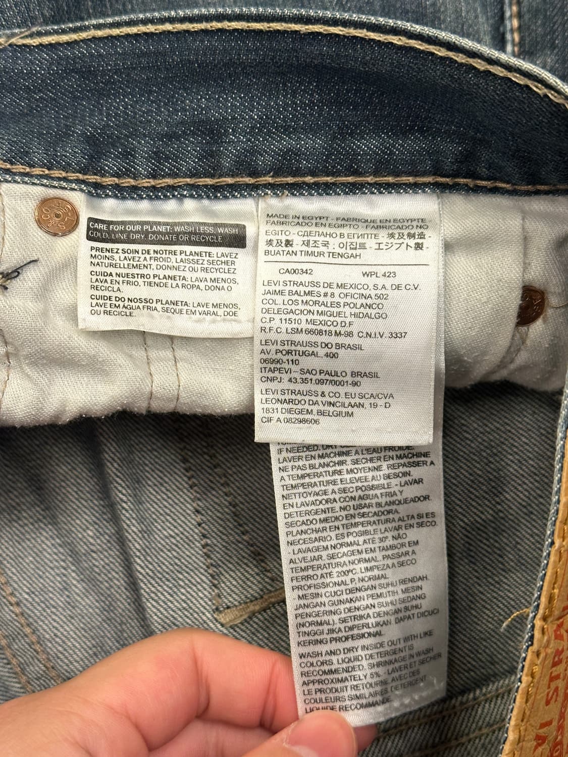 리바이스 501 데님팬츠 W34 L30 상품이미지4